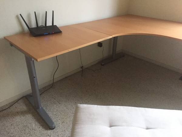 Ikea Desk With Extension Delivery Available For Sale In Los Altos