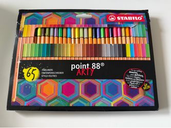 STABILO - point 88 - Fineliner - ARTY - Pack of 65 - Assorted colors