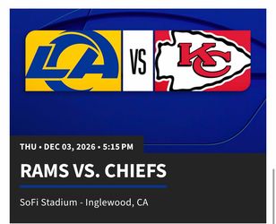 Rams vs Chiefs