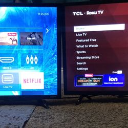2 Roku 32 Inch Tvs