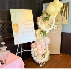 6 Pack White Easels $40