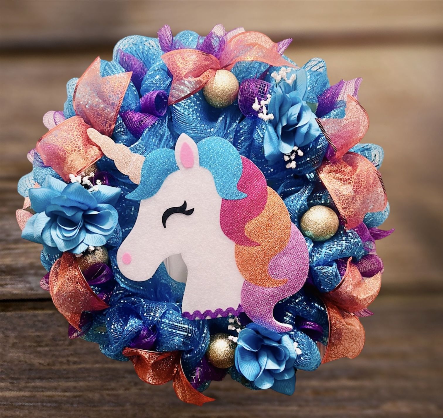 Unicorn Wreath 