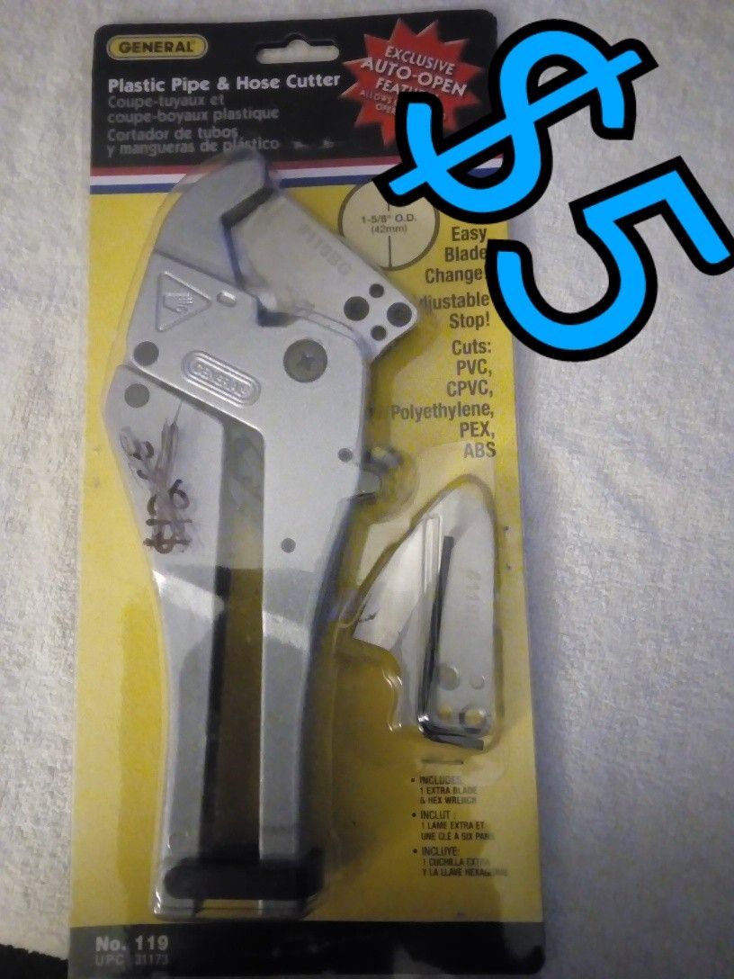 General plastic pipe & hose cutter