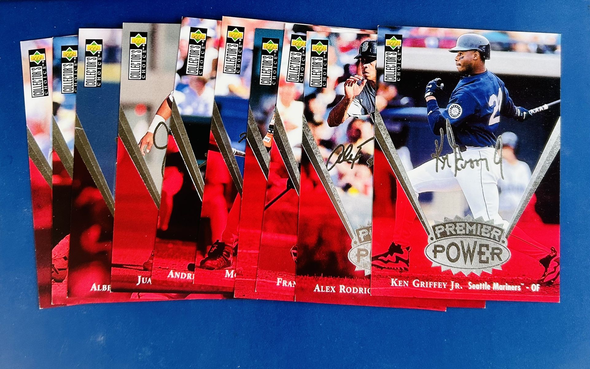 1997 Collectors Choice Premier Power Jumbo Baseball Card Lot