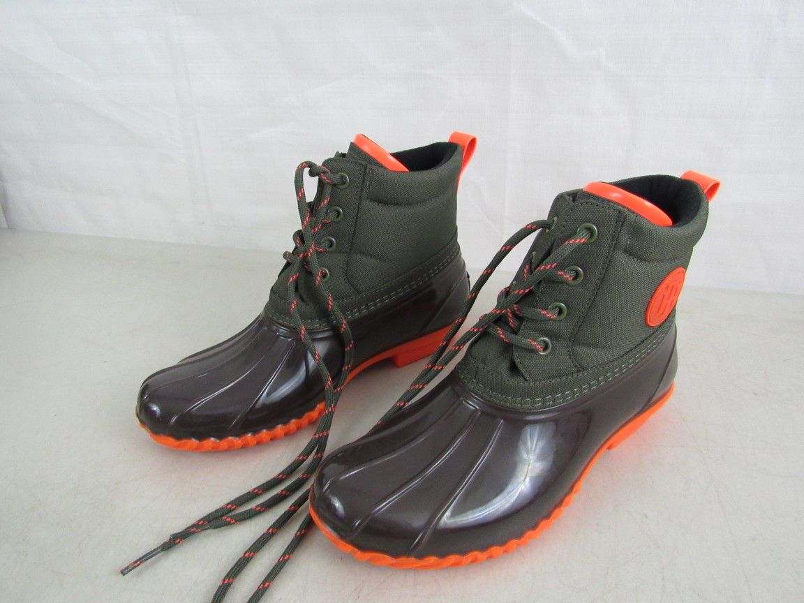 Tommy Hilfiger Women's Green Waterproof Rain/Duck Boots Size 7M


