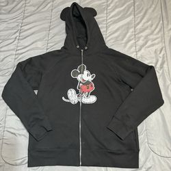 TOKYO DISNEY RESORT Jacket hoodie with Mickey ears NWOT