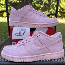 nike dunk low pink gs size 4.5y/5y