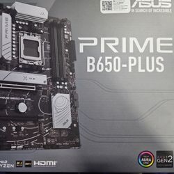 Asus Prime B650-plus Motherboard. 