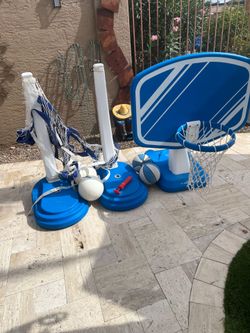 Go Sports Pool Basketball & Volleyball sets