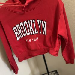  Crop Sweatshirt Hoodie Size XS