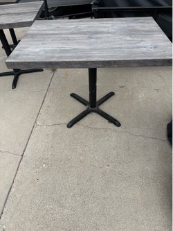 3 restaurant tables
