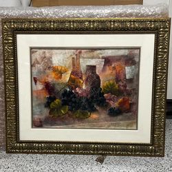 Grape Vine and Vase Painting