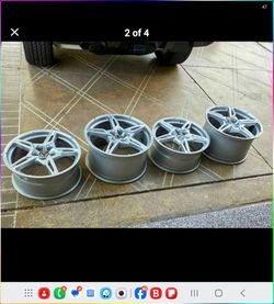 Set of 4 Staggered  19/20" Silver Factory OEM Chevy Corvette C8 Wheels