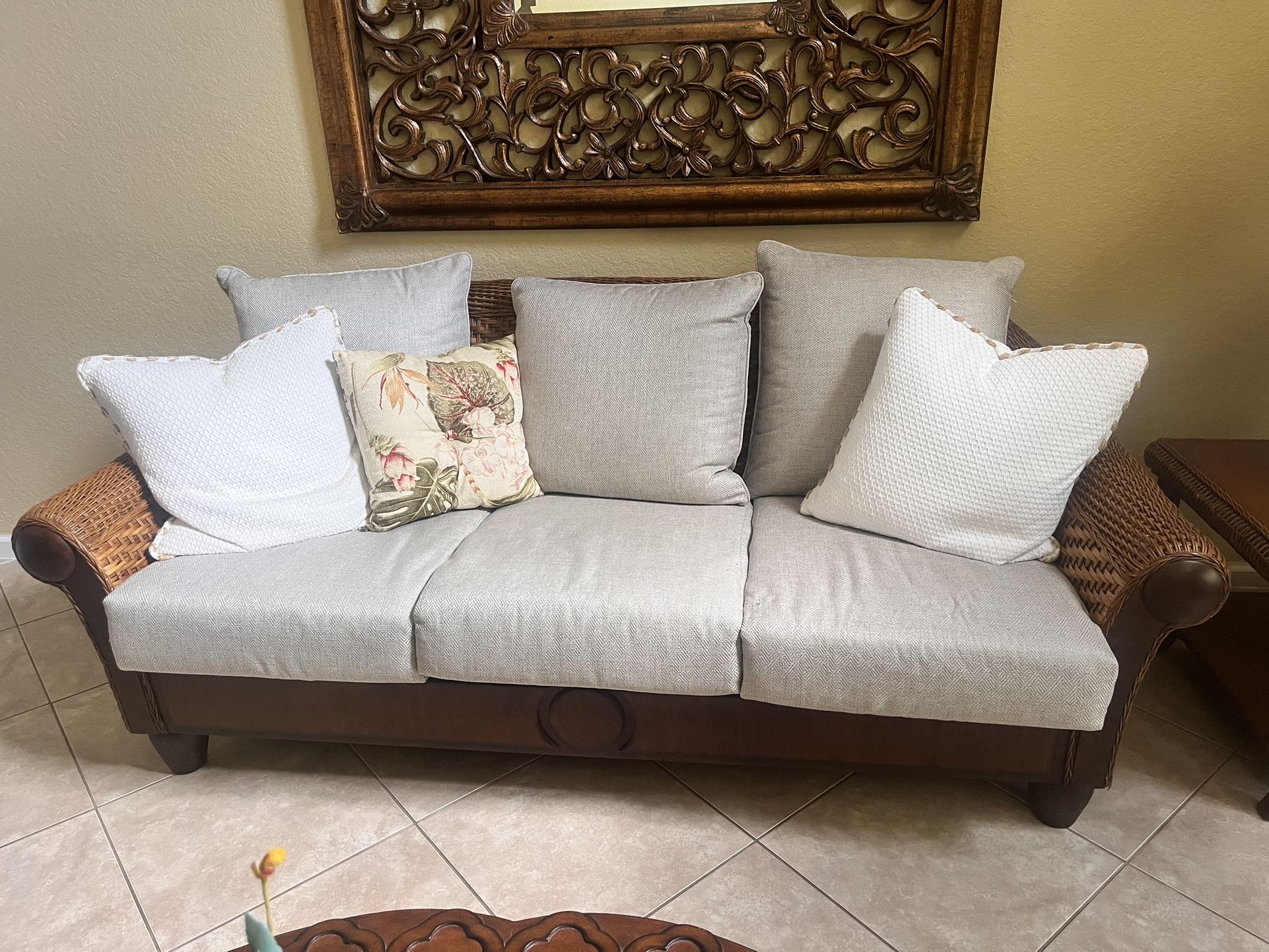 Rattan Sofa