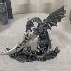 Fire Dragon Dagger & Holder Medievil Times 
