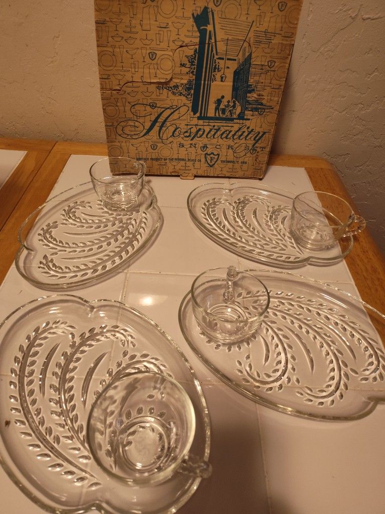 Federal Glass Company Hospitality Snack Set