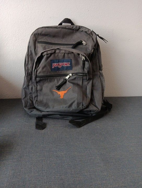 JanSport Texas Longhorns Student Backpack Black TDN7 School Gym Bag College