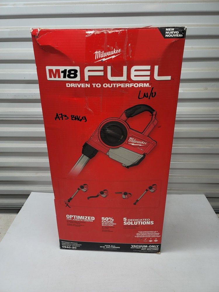 Milwaukee M18 fuel compact vacuum aspiradora
0940-20 49-90-2012