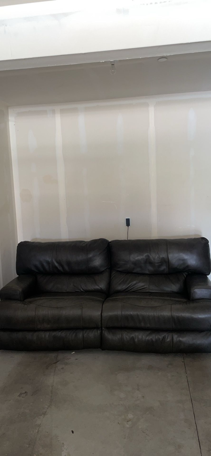 Leather Electric Reclining Couch
