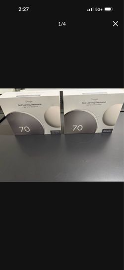 Google Nest Thermostat With sensor 4th Gen - *New* - $150 Ea.