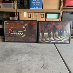 Devil And Angel Framed Posters