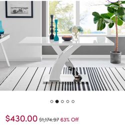 Frosted Glass Table With Base