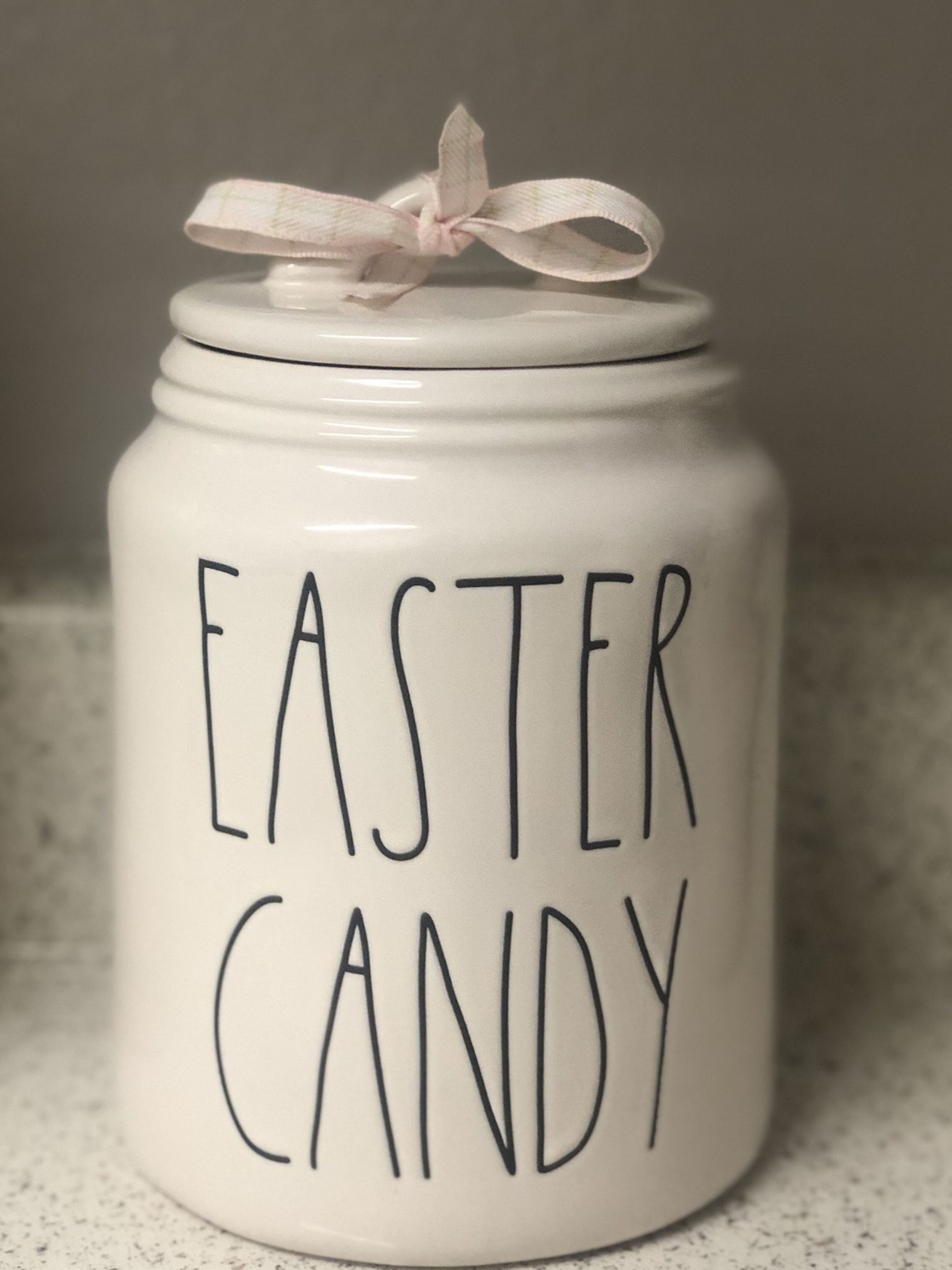 RAE DUNN EASTER CANDY CANISTER