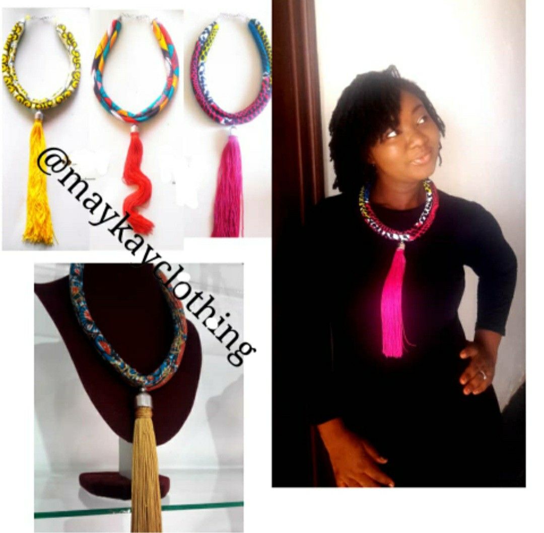 High quality African print necklaces