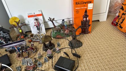 Lemax Spooky Town and Snow Village Halloween Figures