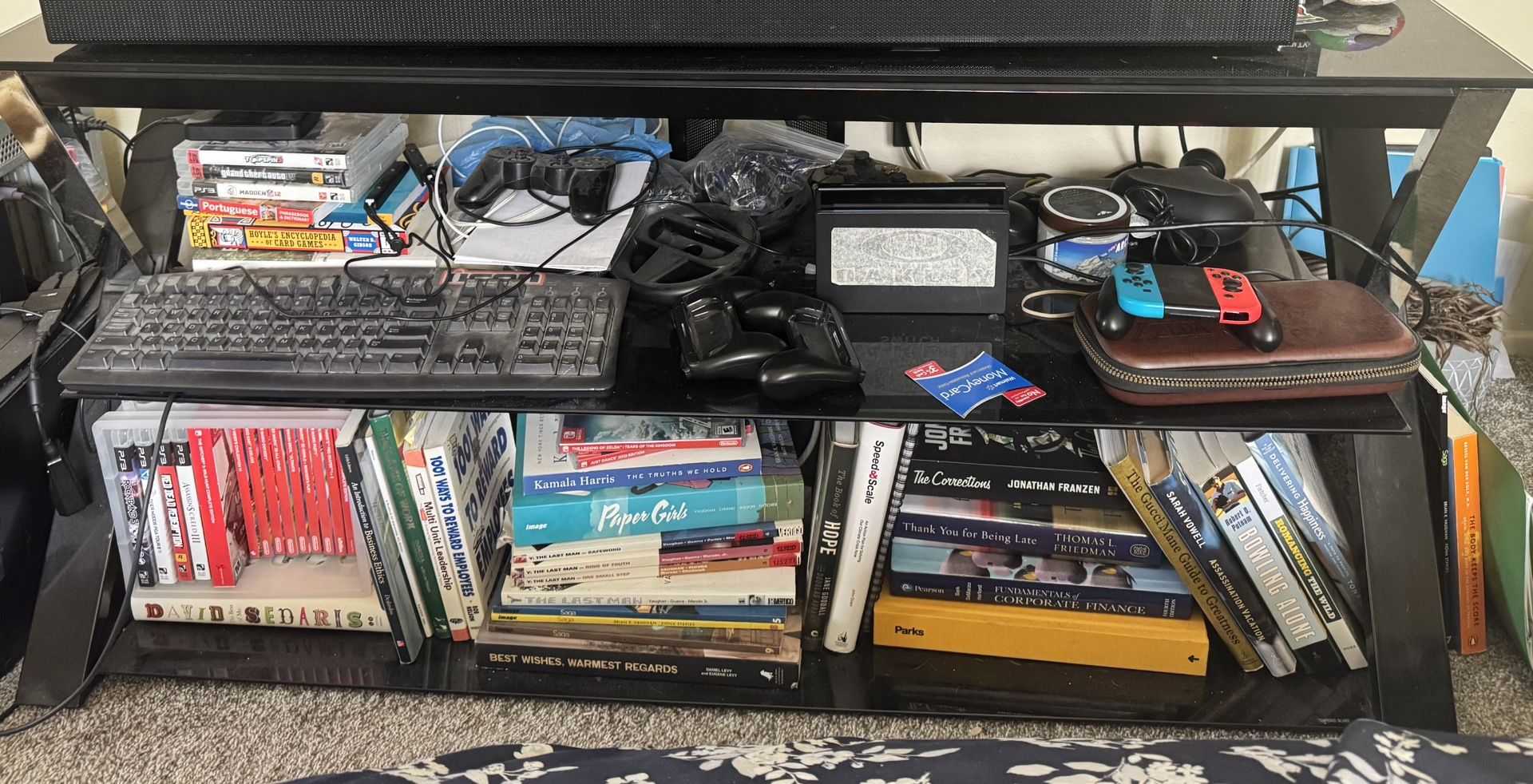 Entertainment And Book Shelf