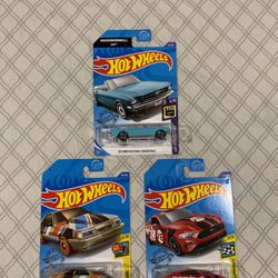 HOTWHEELS Ford Mustang (Set Of 3)