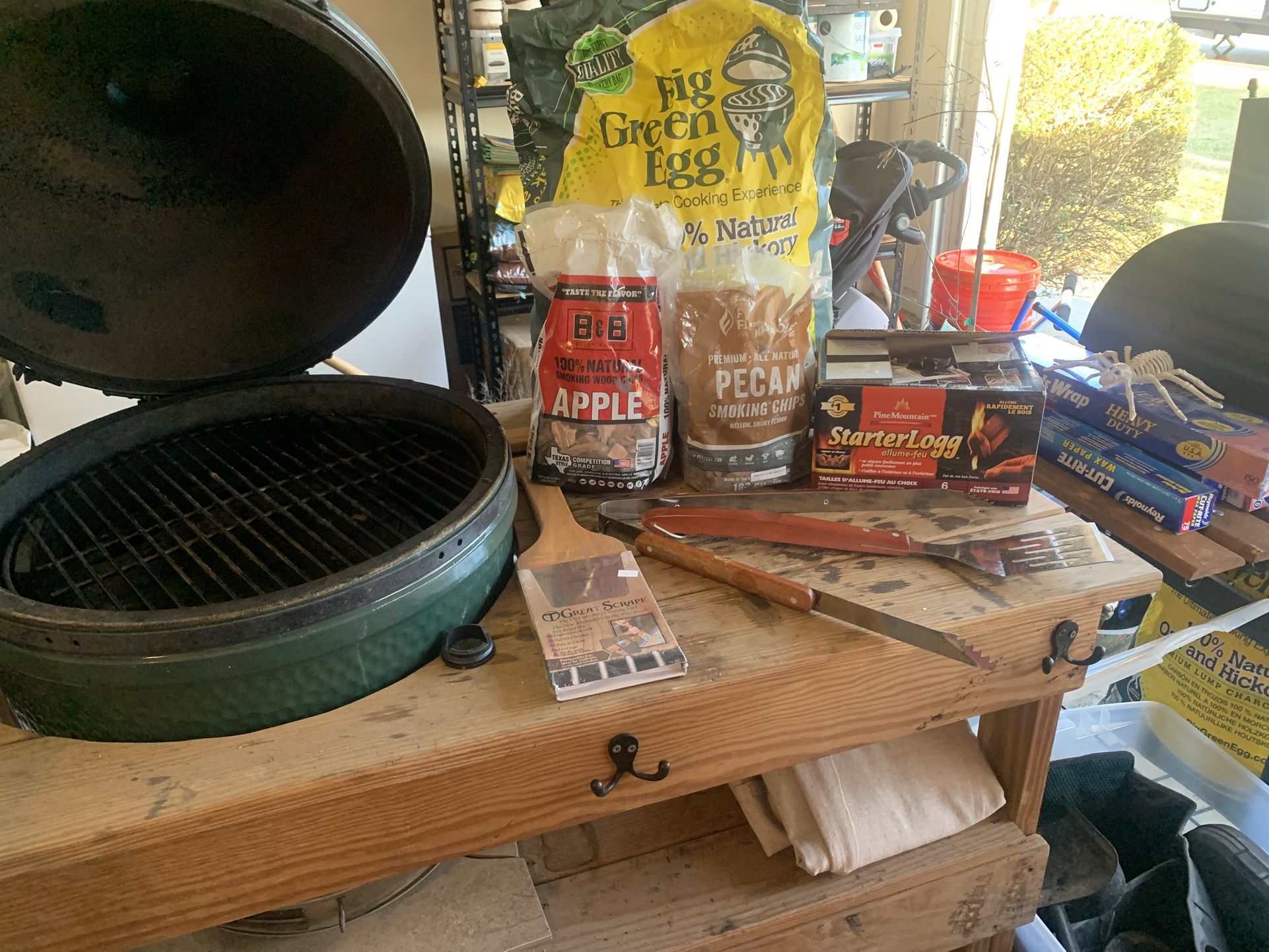 Green Egg Grill Set