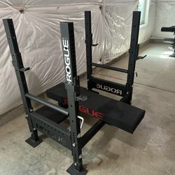 Rogue West side Bench With Spotter Deck
