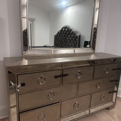 Dresser And Two Side Tables