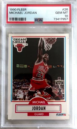 1990 FLEER MICHAEL JORDAN #26 PSA 10 GEM MINT Chicago Bulls