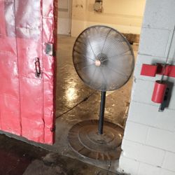 24" Industrial Dayton High Speed Pedistal Floor Fan.