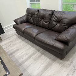 2 Real Leather Couches From Star Furniture 