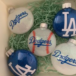 Dodgers Christmas Ornaments