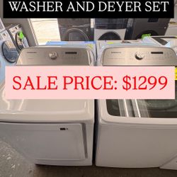 Samsung Washer And Dryer Set 