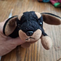 Ty Beanie Baby, Doby, Doberman Pinscher dog