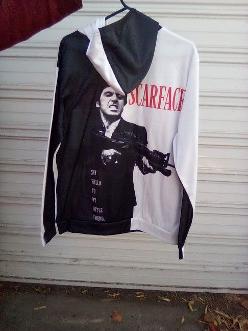 Scarface Movie Tony Montana 
Al Pacino Sweater Hoodie 
Large