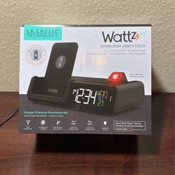 Wattz 2.0 Projection Alarm Clock 