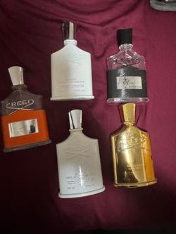 Original Creed empty cologne bottles