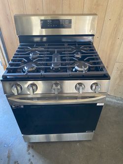 LG Stainless Steel Gas Range