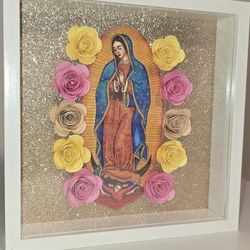 Virgen De Guadalupe Shadow Box