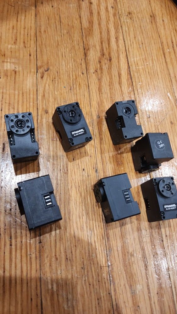 Dynamixel servos and motors parts (untested)