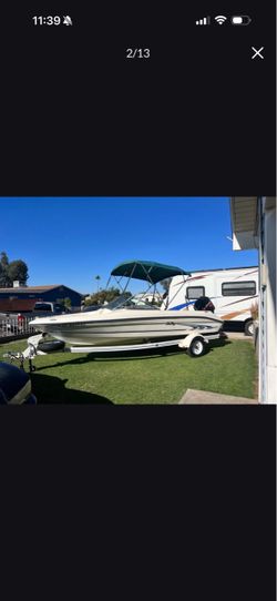 Sea ray 19ft boat 125 mercury