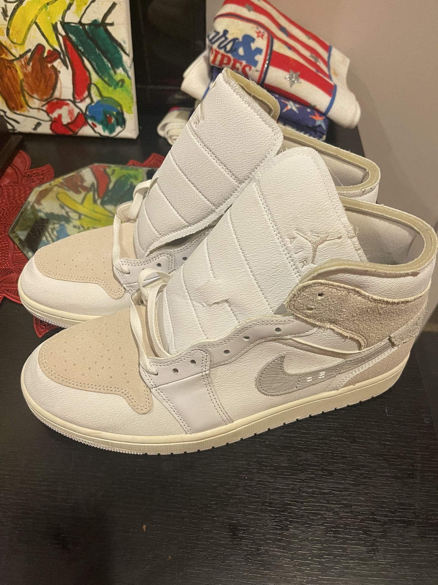 Air Jordan 1 High Strap Sail / Light Bone