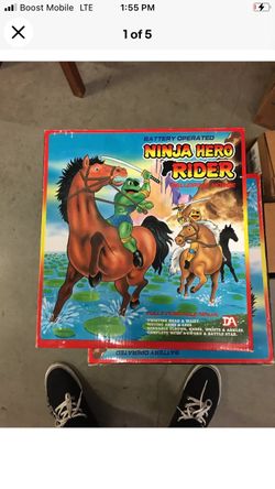 Vintage 80s Ninja Hero Rider New