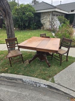 Antique table n chairs